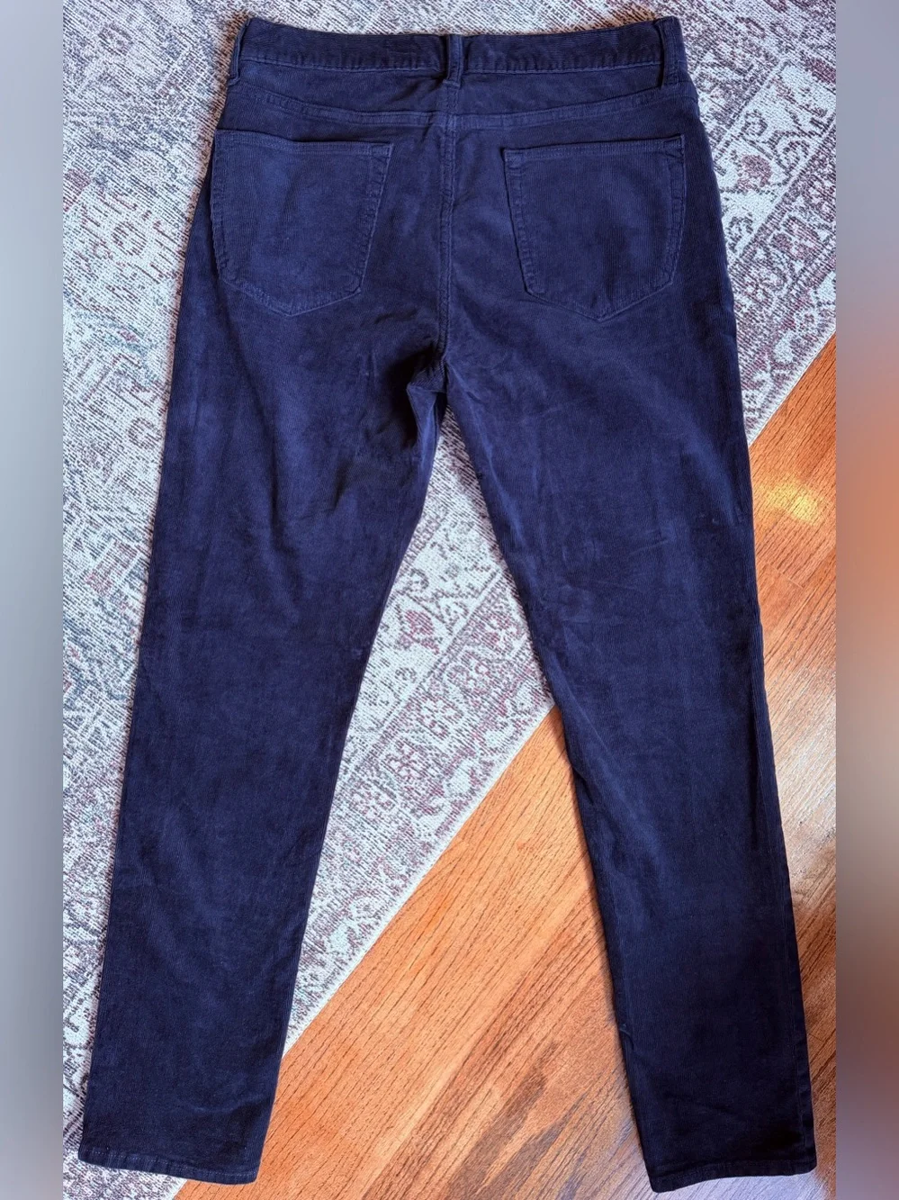 Banana Republic Travel Slim Men’s Navy Blue Corduroy Pants 32x32 Slim Fit